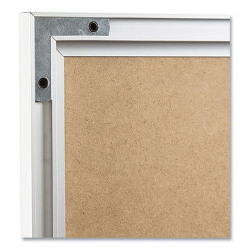 U Brands Melamine Dry Erase Board, 24 X 18, White Surface, Silver Frame freeshipping - TVN Wholesale